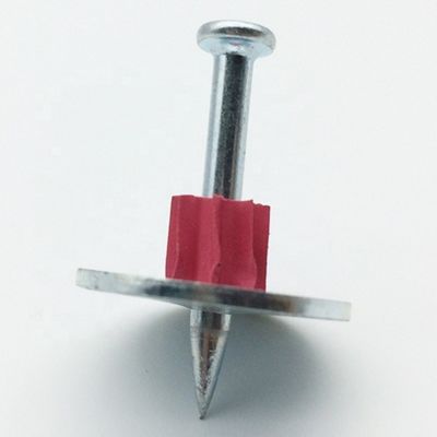 Betonnagel mit glatter Stange Typ 300 Kopf Antriebsstift und 25mm Metall Wascher