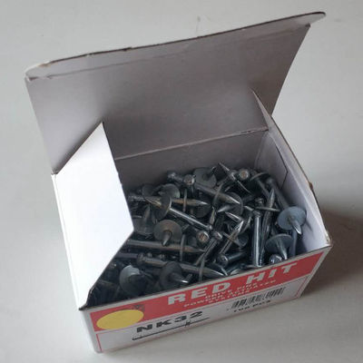 Sichern Sie Ihre Decke mit 32 mm RED HIT Beton Nagel Decke Clips und 12 mm Waschmaschine Dia
