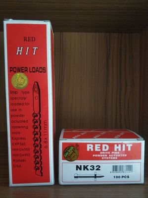 Sichern Sie Ihre Decke mit 32 mm RED HIT Beton Nagel Decke Clips und 12 mm Waschmaschine Dia