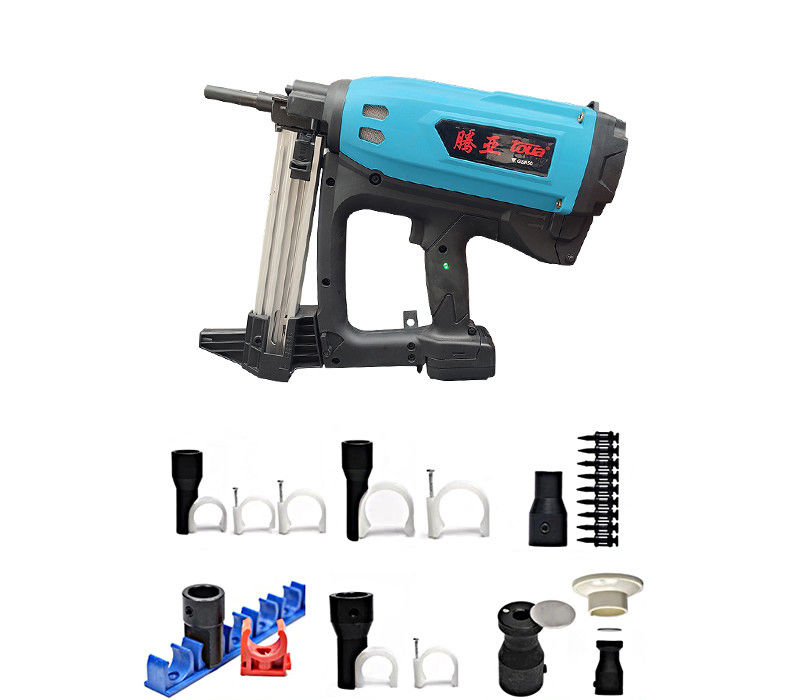 Leistungsstarke Gas Nagelpistole GSN50 Blau Schwarz Design für Beton und Antriebspins