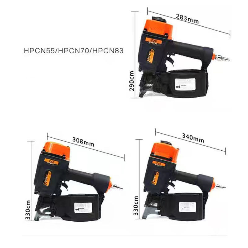 75-110 PSI Pneumatische Nagelpistole CN70 für Palettenholz Max-Luftspulen-Nagel und Stromquelle