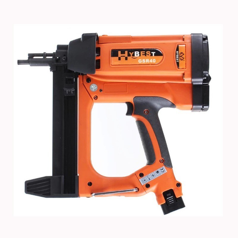 Gasbetriebene Nagelpistole GSR40 mit hoher Kapazität und wiederaufladbarer 7,2V/2Ah-Batterie