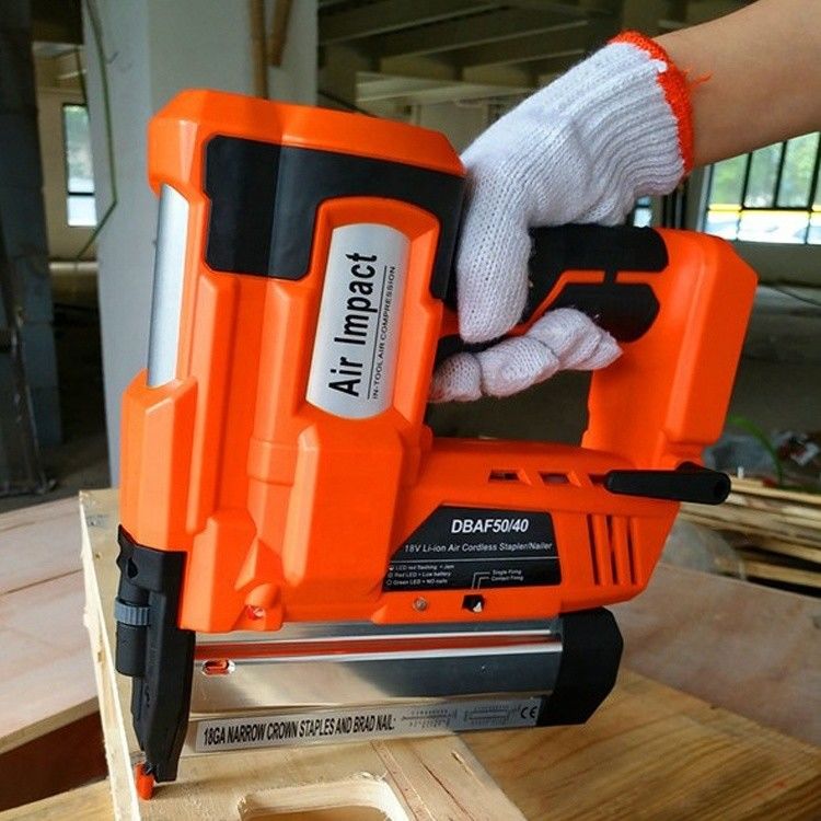 2 in 1 Kabellose Nagelpistole Stapelpistole Max Magazine Kapazität für industrielle Anwendungen