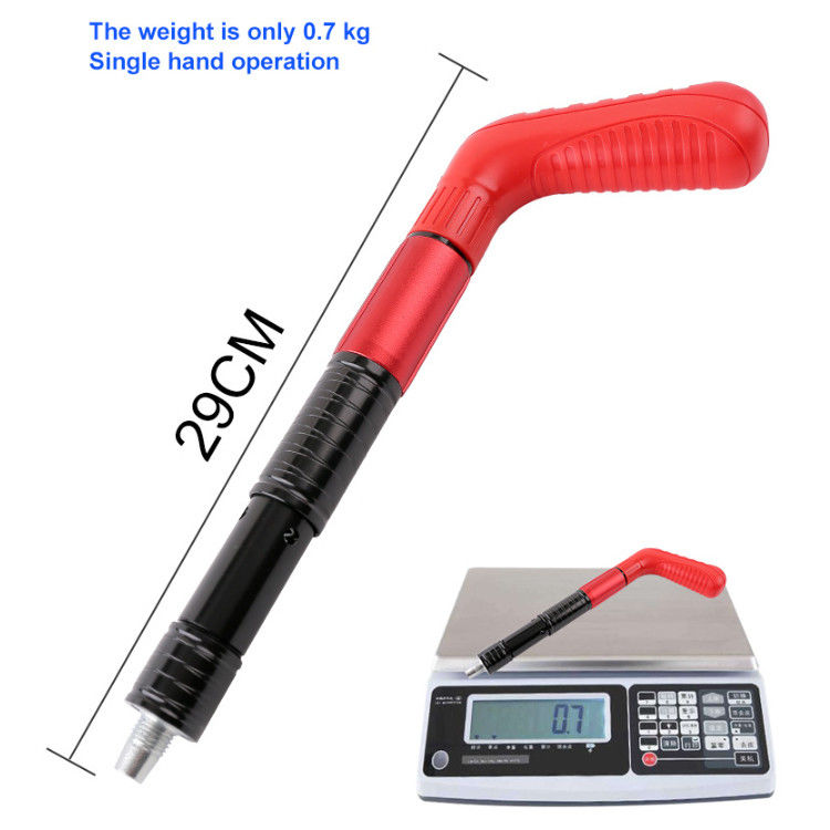 Rote Stahl- und Kunststoffbaustools Kabellose Mini Nagelpistole
