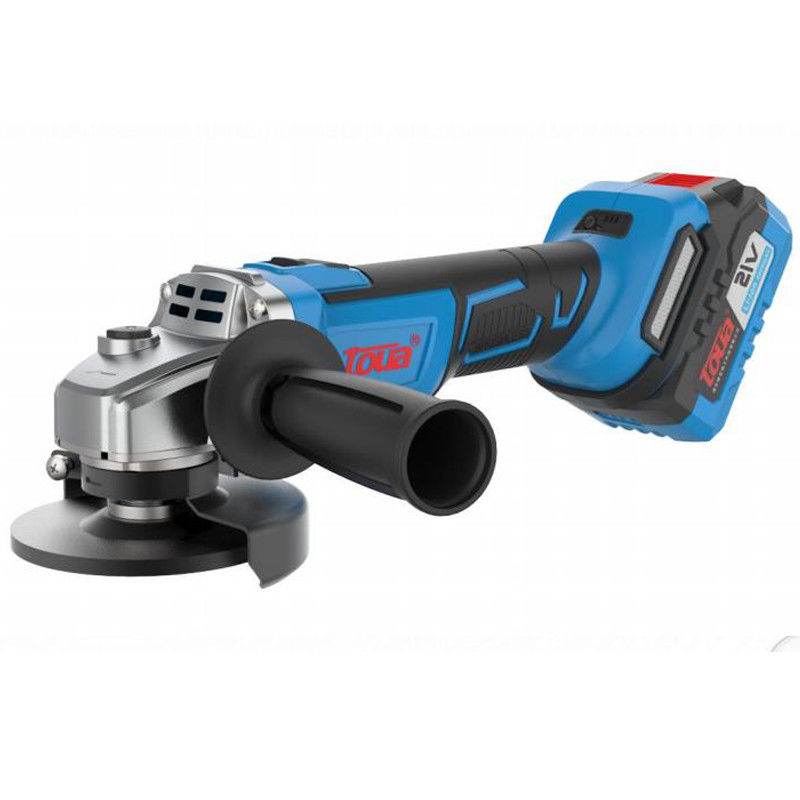 115 mm elektrische Winkelschleifmaschine mit 21 V Li-Ionen-Batterie und 6000/7000/8500 Rpm Frequenz
