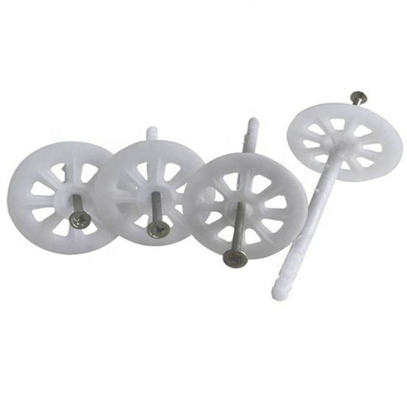 3.7 mm Schankdurchmesser Flachkopf Stahl Isoliernagel für Isolierwandinstallation
