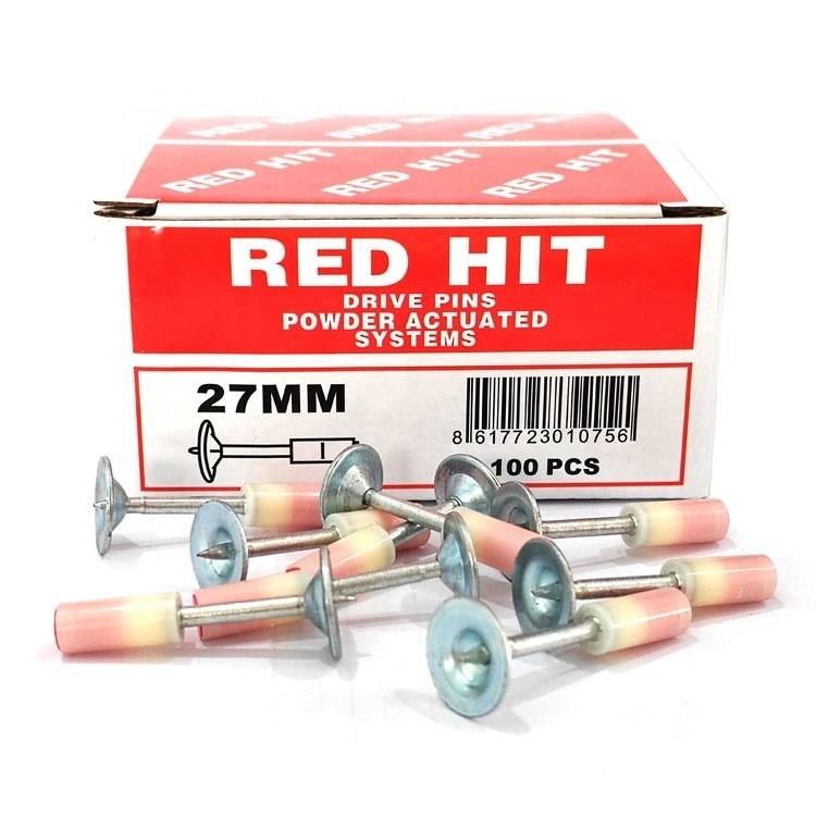 100 Stück RED HIT Kleine Deckenbefestigungen Rundnagel für Mini-Decken Nagelpistole