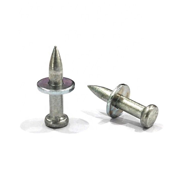 Glatter Schank 3,5 mm Elektrogalvanized Hammer Drive Pin für 20 mm Betonbefestigung