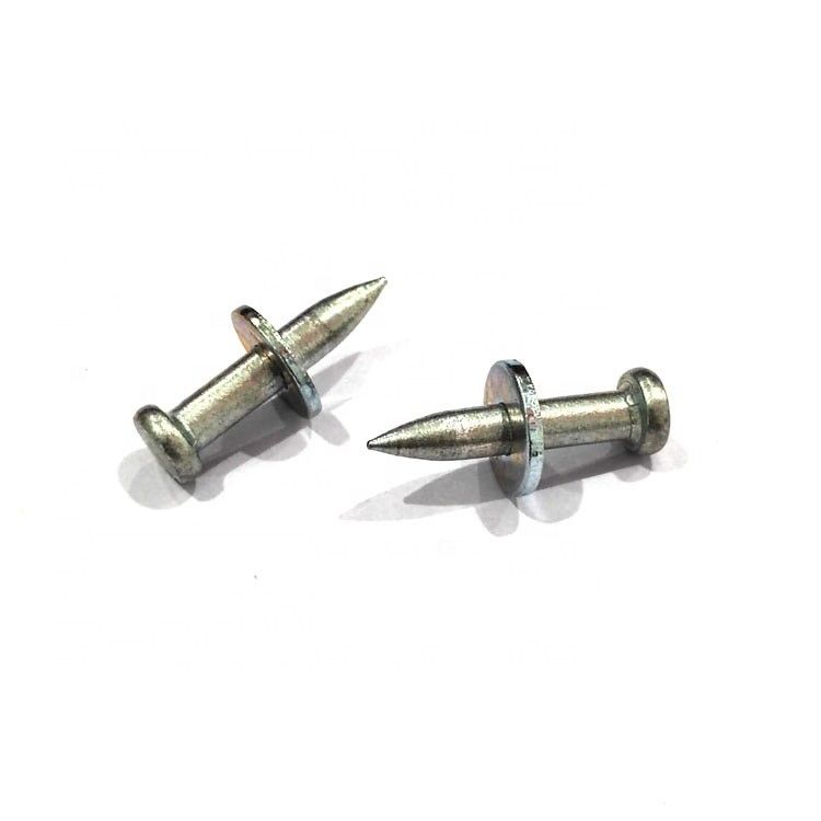 6.2mm Kopfdiagramm. Silberkrone Stahl Hammer Beton Nägel mit verzinkter Oberfläche und Waschmaschine