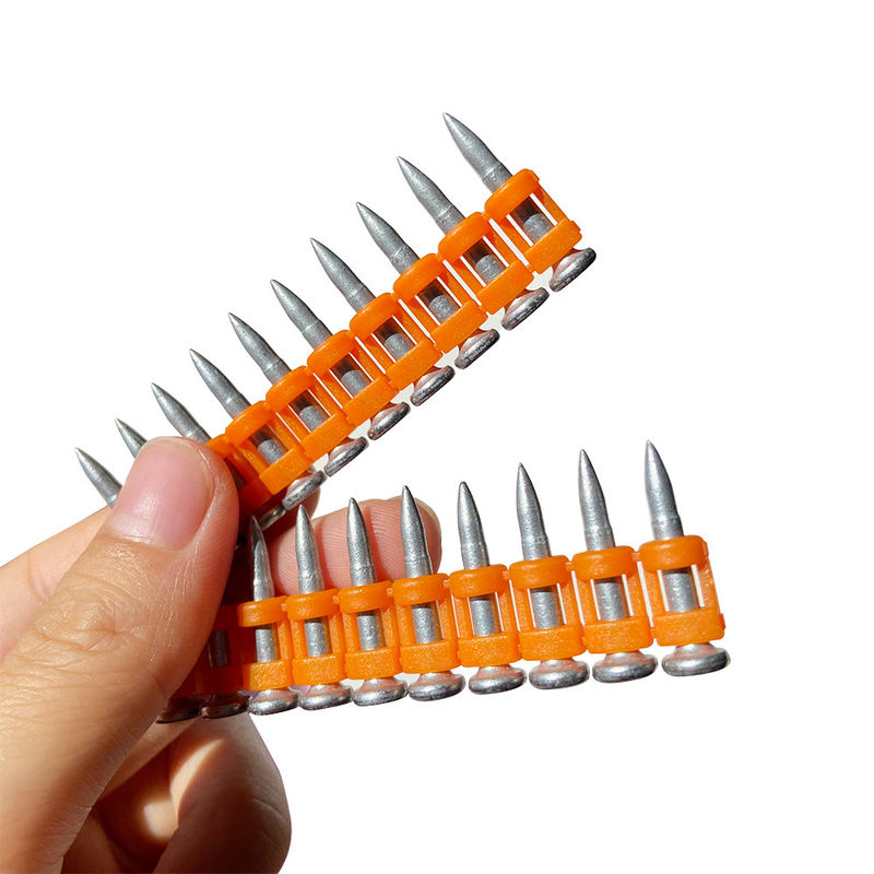 Orange Jacket Bullet Ballistische Spitze Nagel für Hartbeton Stahl Nägel Baugas Nägel