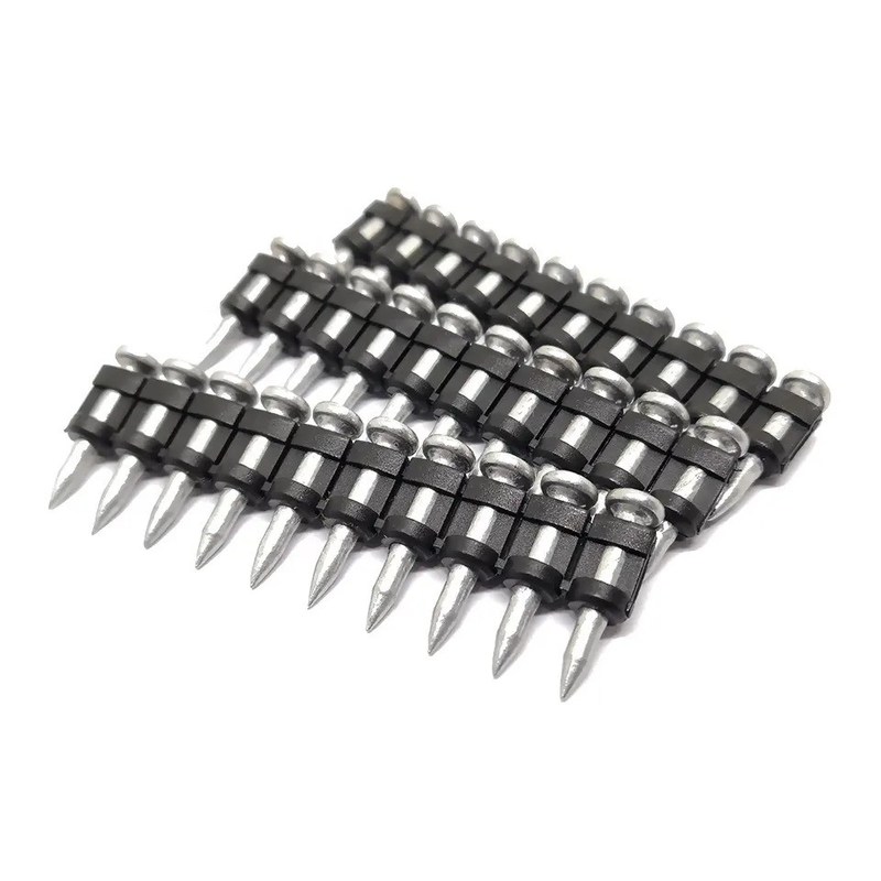 Fluted 3,0mm Schaft 18 Gauge F-Serie Galvanisierte Pneumatische Brad Kopf Nägel für Sofa Pin